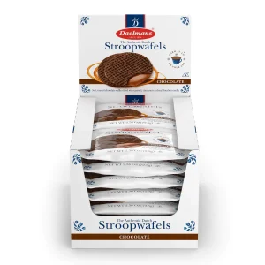 Daelmans Jumbo Chocolate Stroopwafels – 12 x 2 (duo packs)